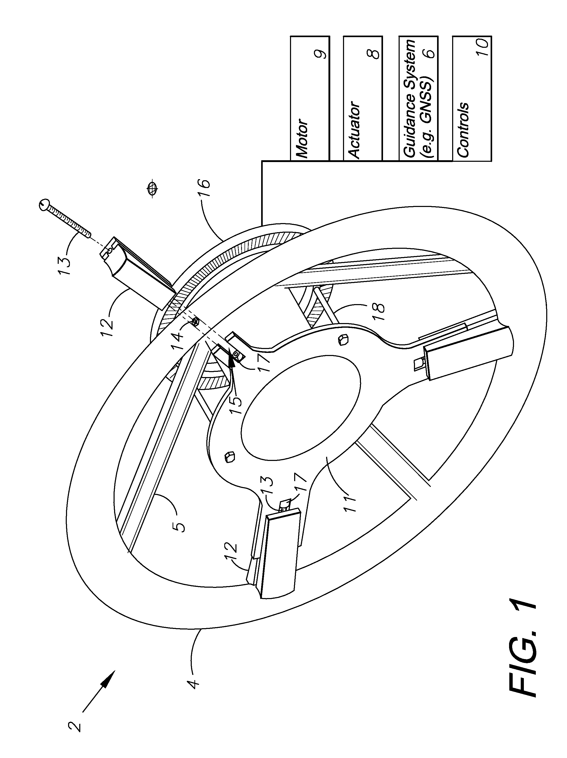Apparatus and method to mount steering actuator