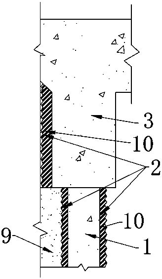 Integral abutment structure and construction method of earth pressure and filling settlement behind console