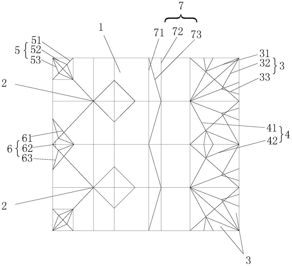 Paper folding model and forming method