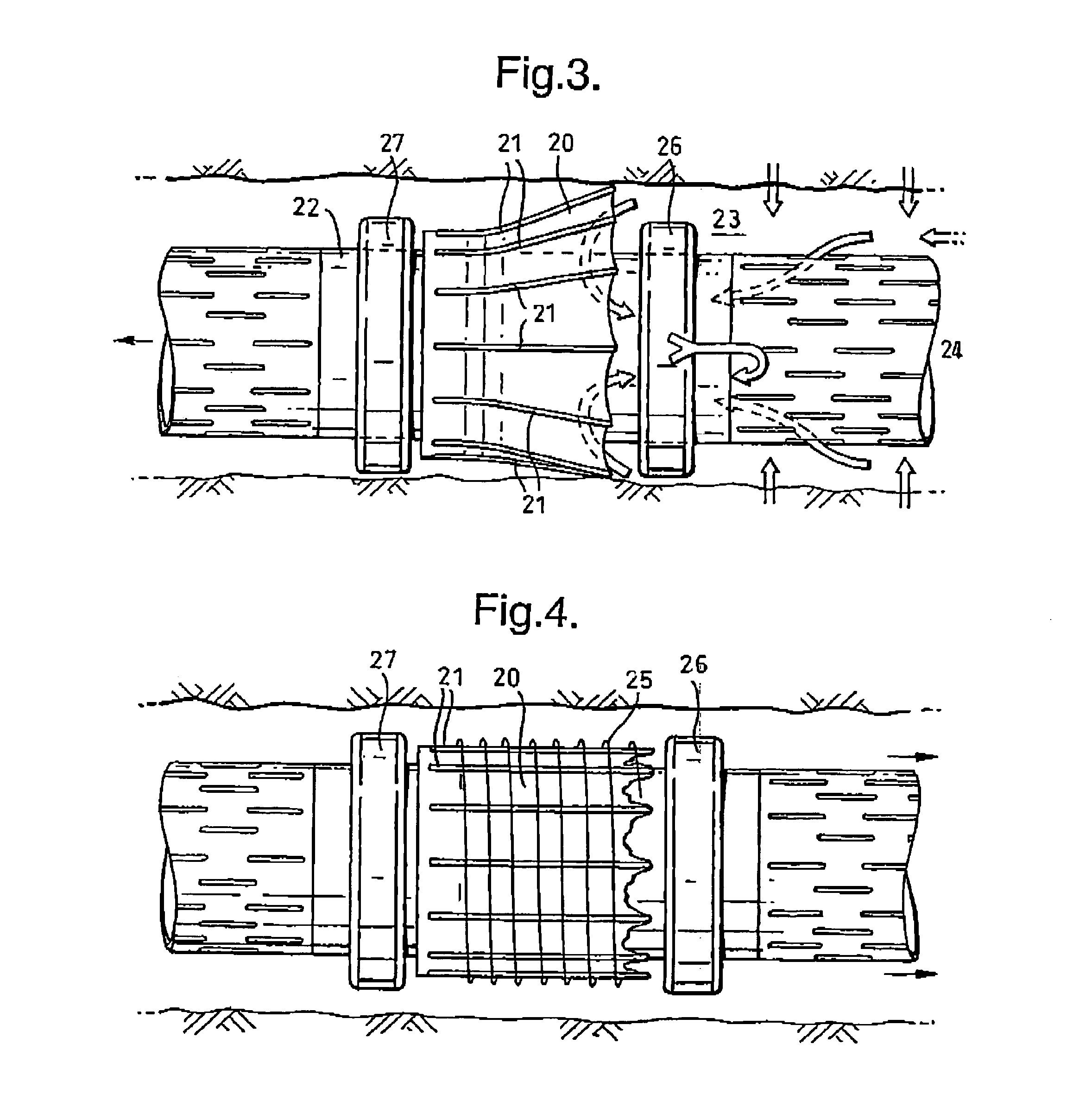 Method and system for reducing longitudinal fluid flow around a permeable well