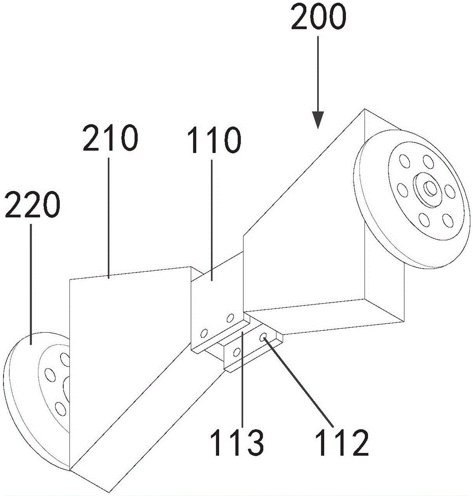 Connecting device for electric balance car, and electric balance car used for hauling cargoes