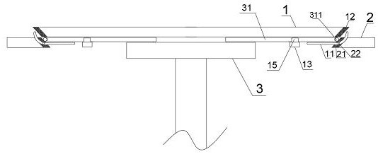 A round table with adjustable desktop size and its adjustment method