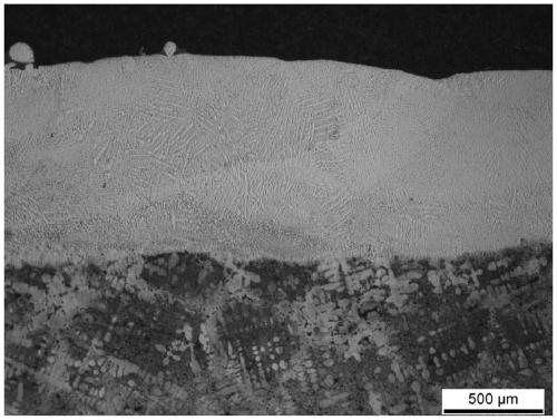 A method of laser cladding wear-resistant and impact-resistant coating on cast iron surface