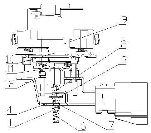 Anti-forgetting ignition switch for car key