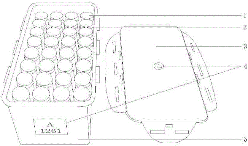 Refrigerator seed storage box and manufacturing method thereof