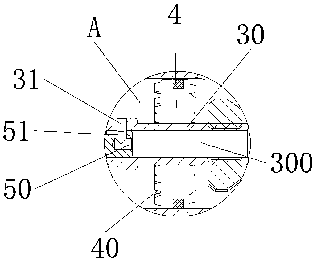 Damping-adjustable shock absorber with limit function