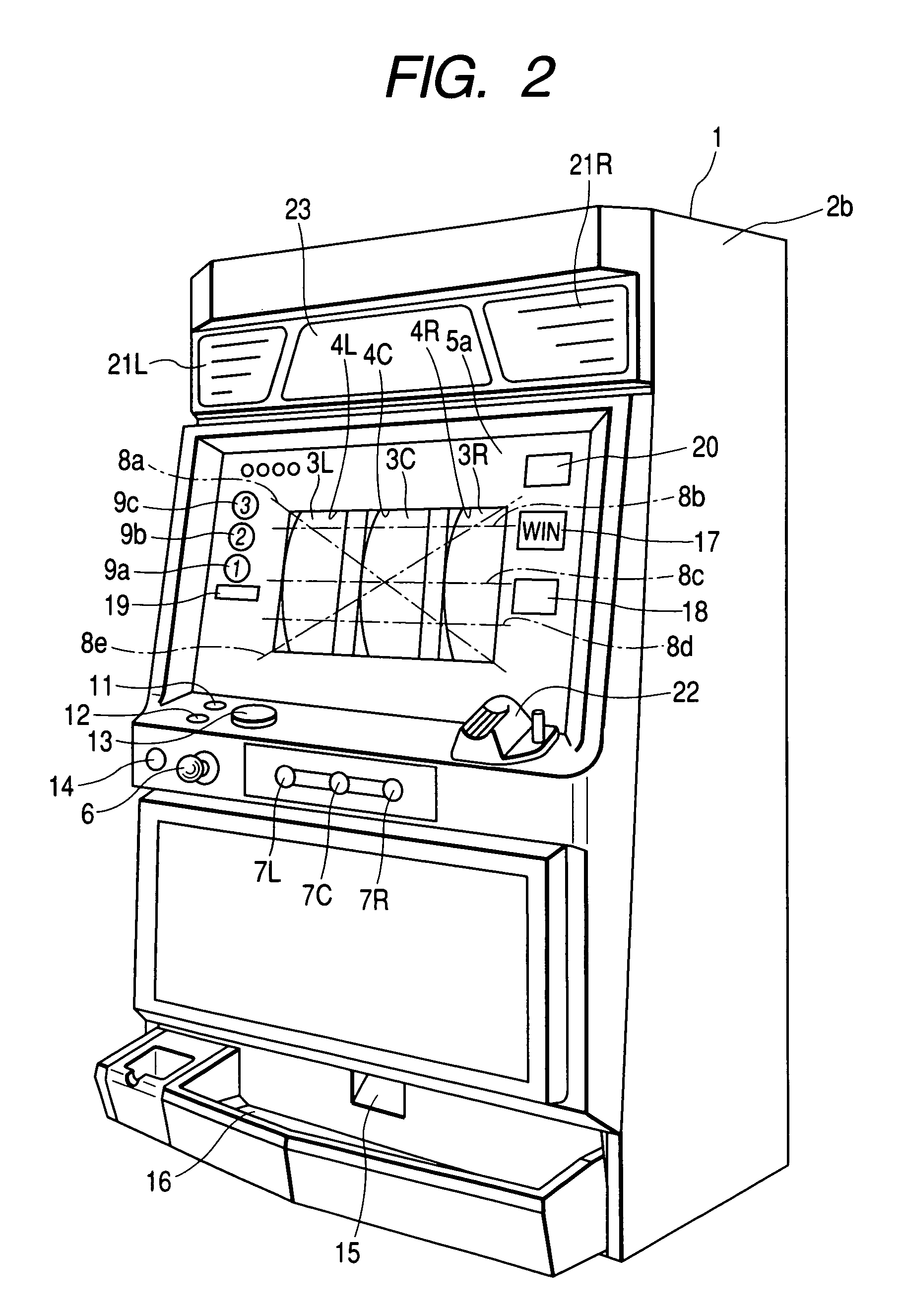 Gaming machine with image display assistance feature