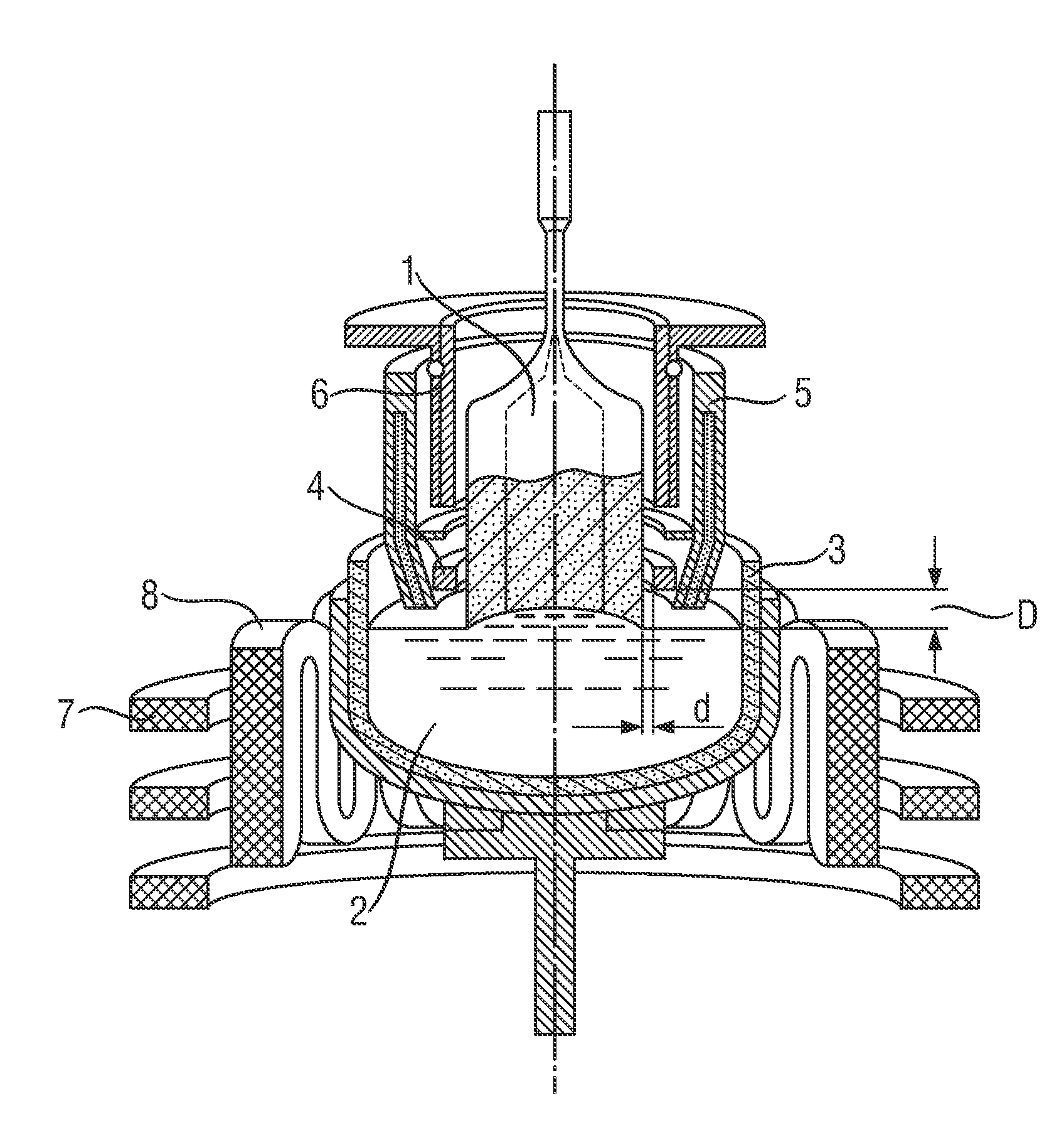 Method For Pulling A Single Crystal Composed Of Silicon With A Section Having A Diameter That Remains Constant