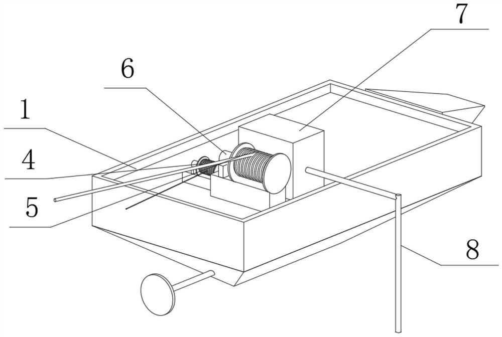 Bridge pier foundation underwater detection device and using method thereof