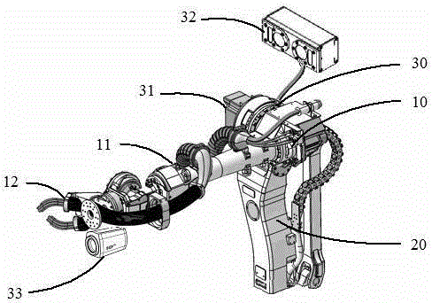 Robotic arm grasping control system and method based on multi-directional visual positioning