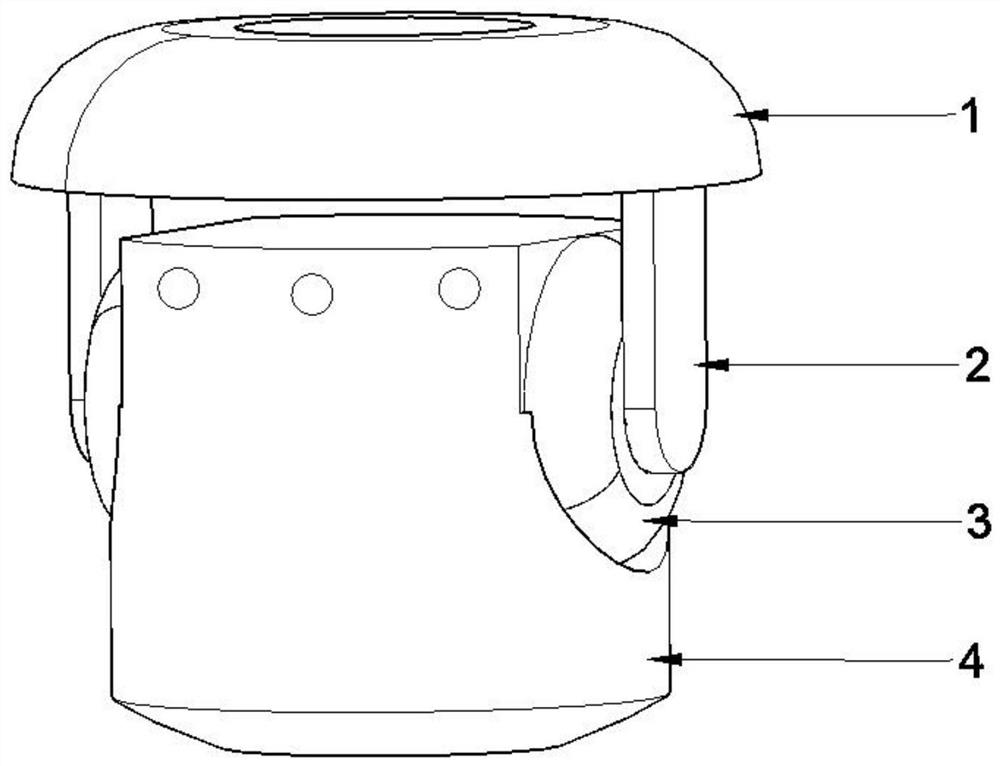 Air injection auxiliary device of rotor unmanned aerial vehicle