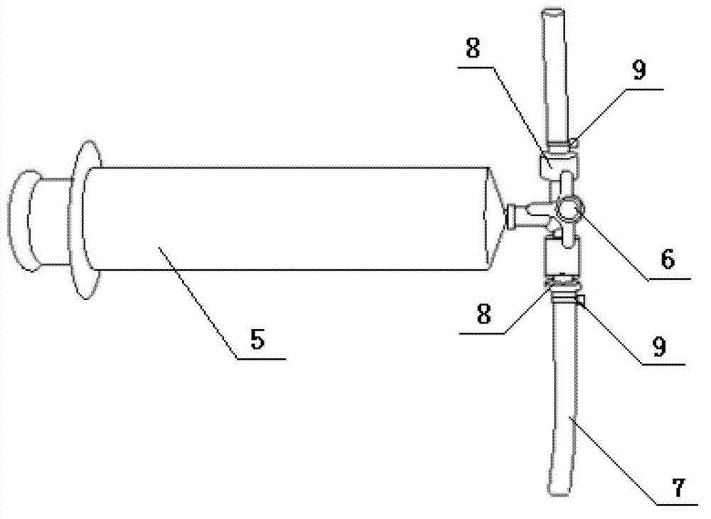 Device for rapidly and accurately determining hydraulic conductivity of plants