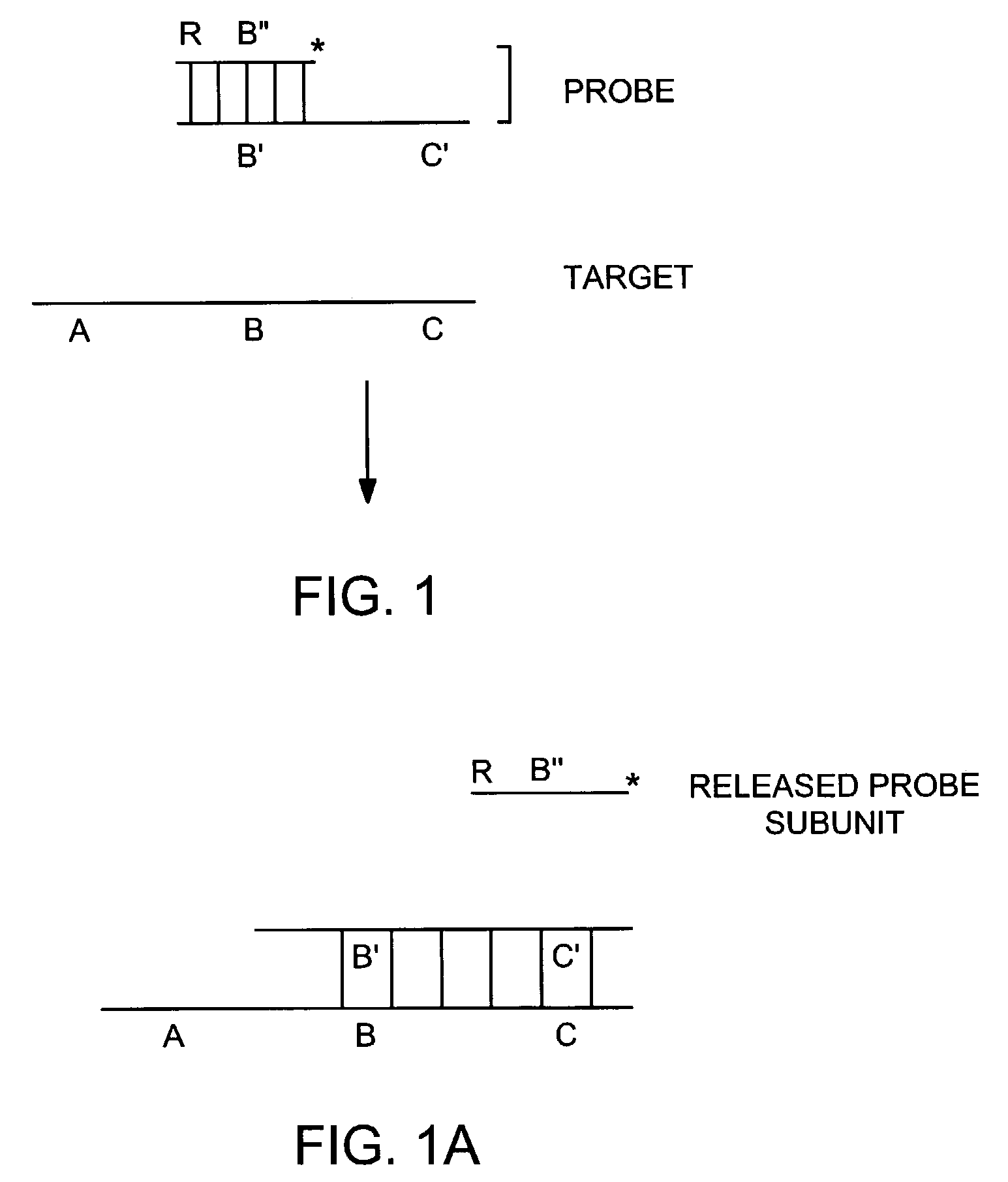 Methods for detection of a target nucleic acid by capture using multi-subunit probes