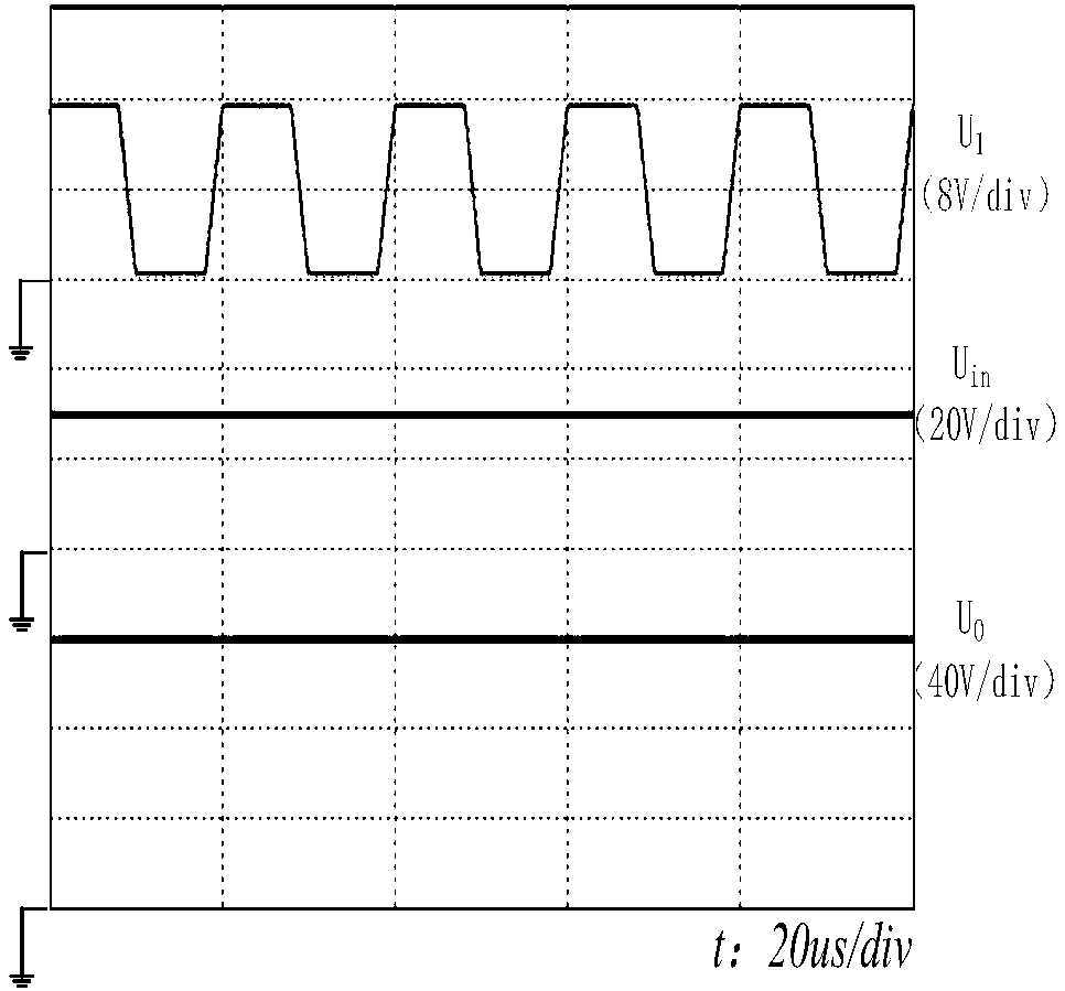 Large-capacity high-boost isolated DC-DC converter with adjustable number of bridge arms