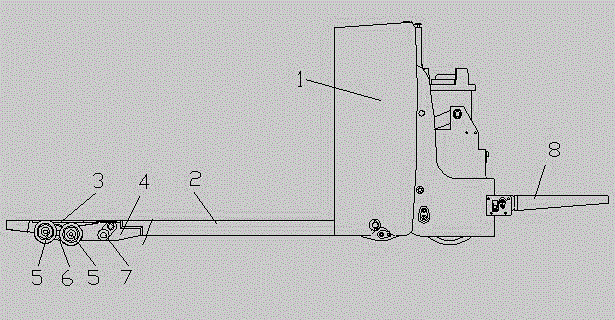 Forklift capable of moving smoothly