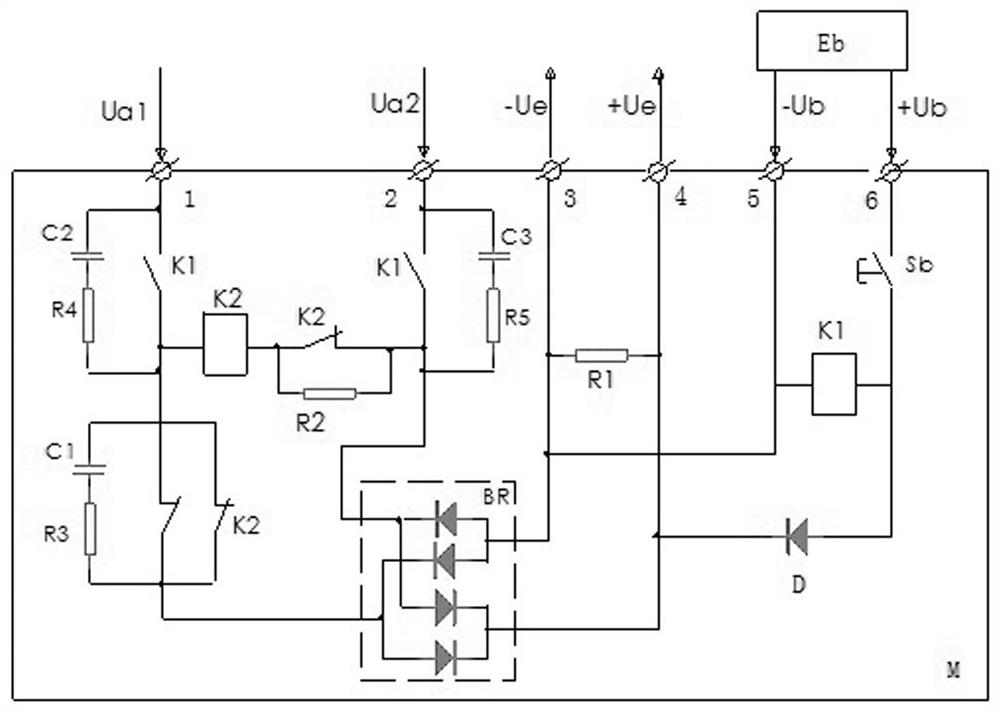 An excitation circuit and device for a synchronous generator