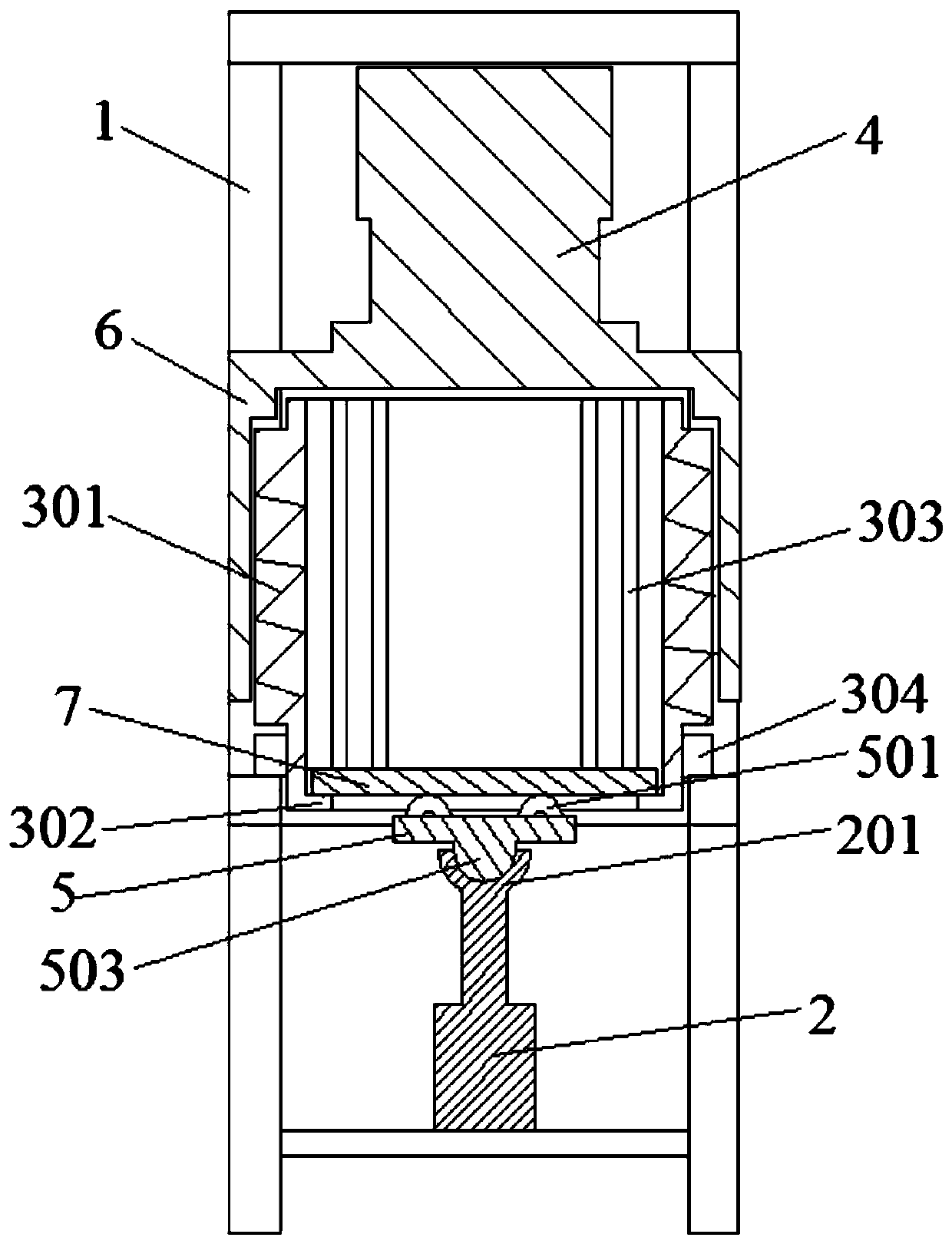 Beam test piece forming device and forming method for asphalt mixture