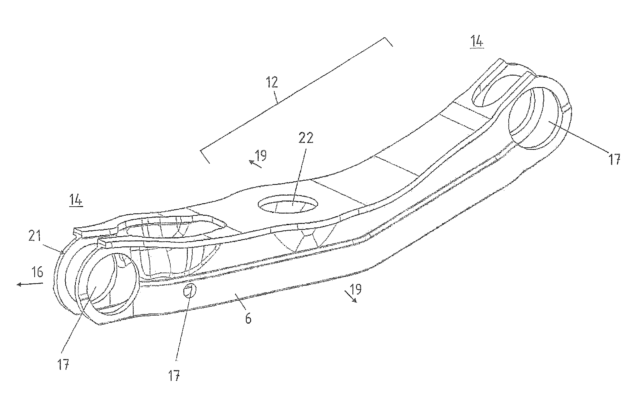 Method for producing a control arm, and a control arm