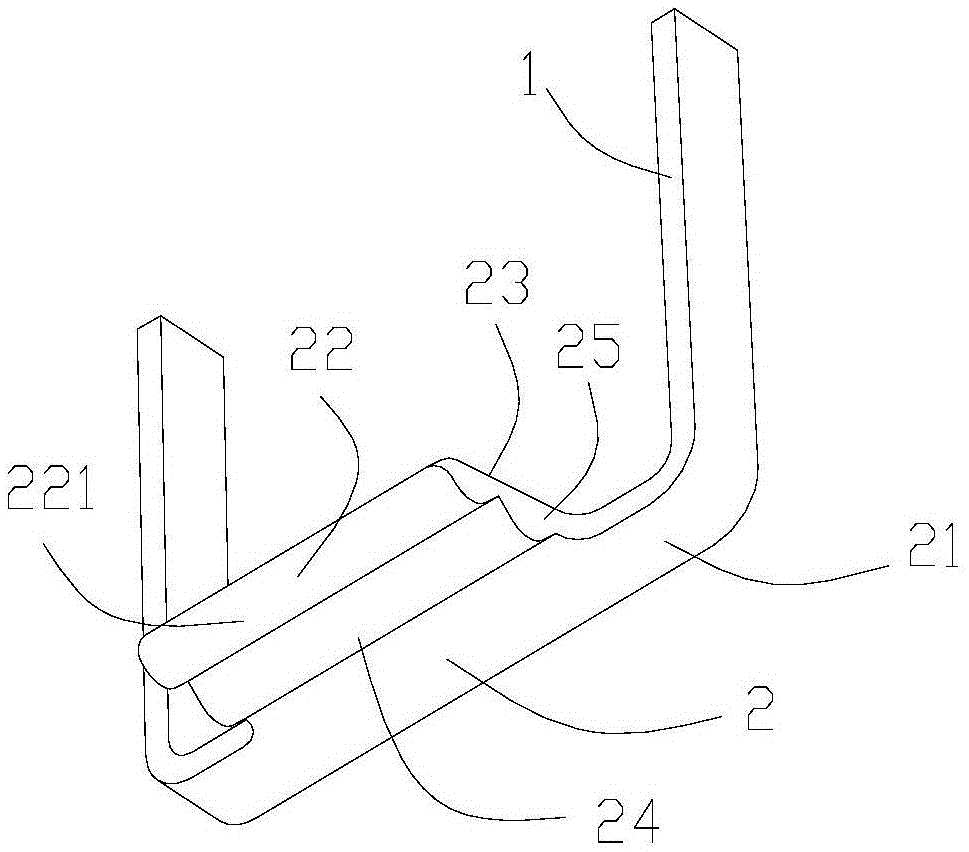 Prepuce stitching nail and circumcision anastomat with the same