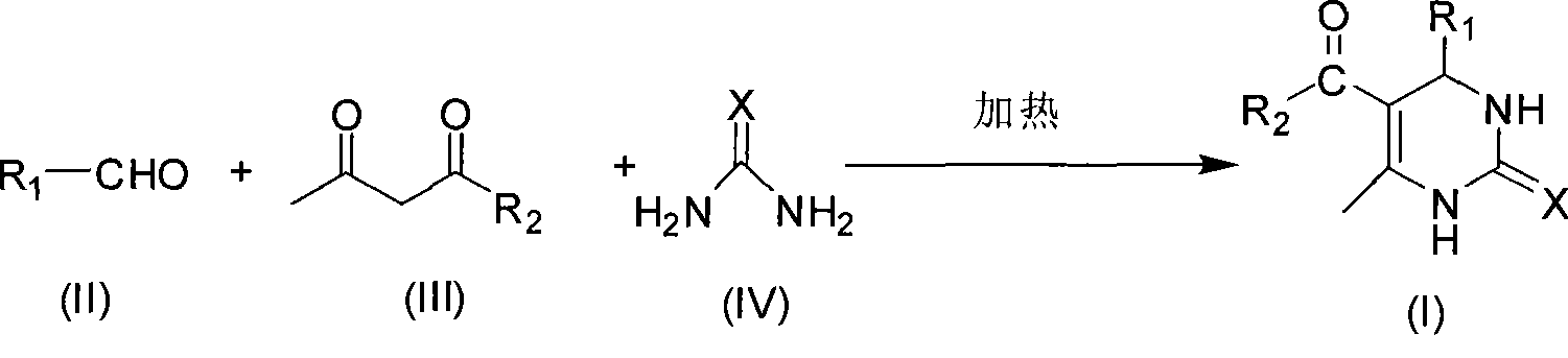 Process for synthesizing 3,4-dihydropyrimidine-2-keto