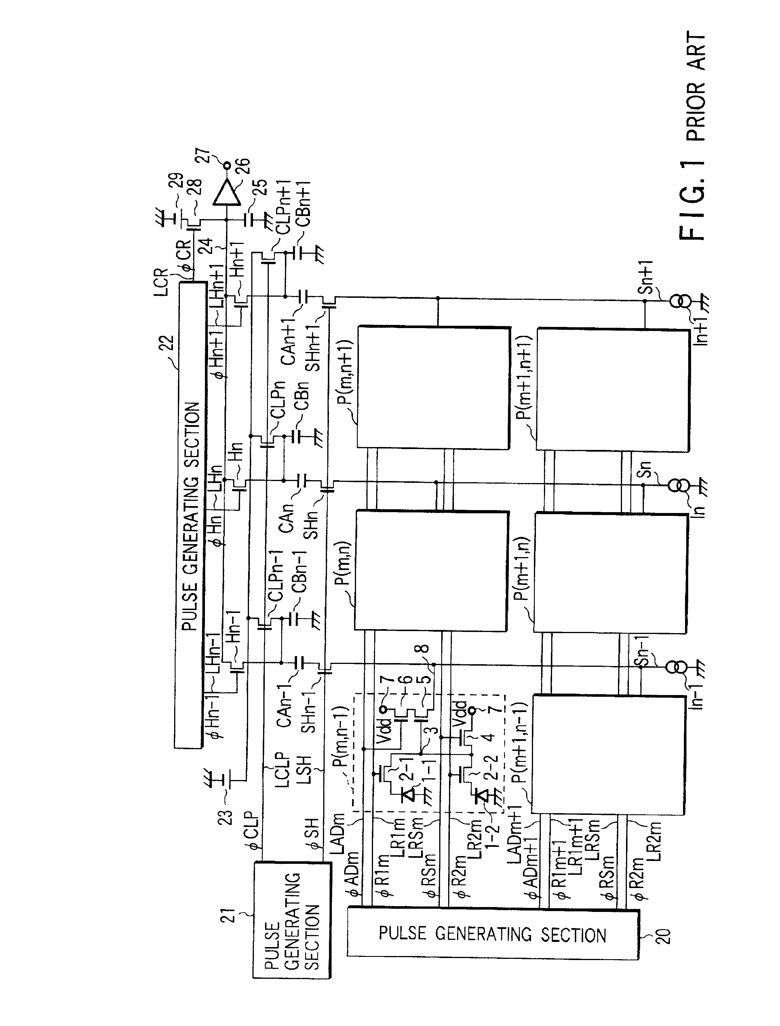 Amplification type solid-state imaging device having a potential detecting circuit for each unit cell and high-speed readout method thereof