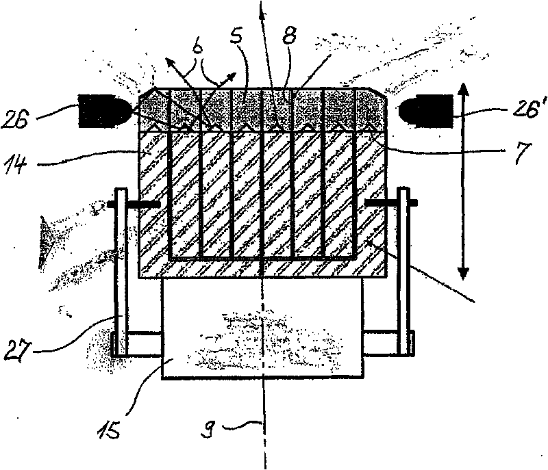 Device for fixing a flat object, in particular a substrate, to a work surface by means of low pressure