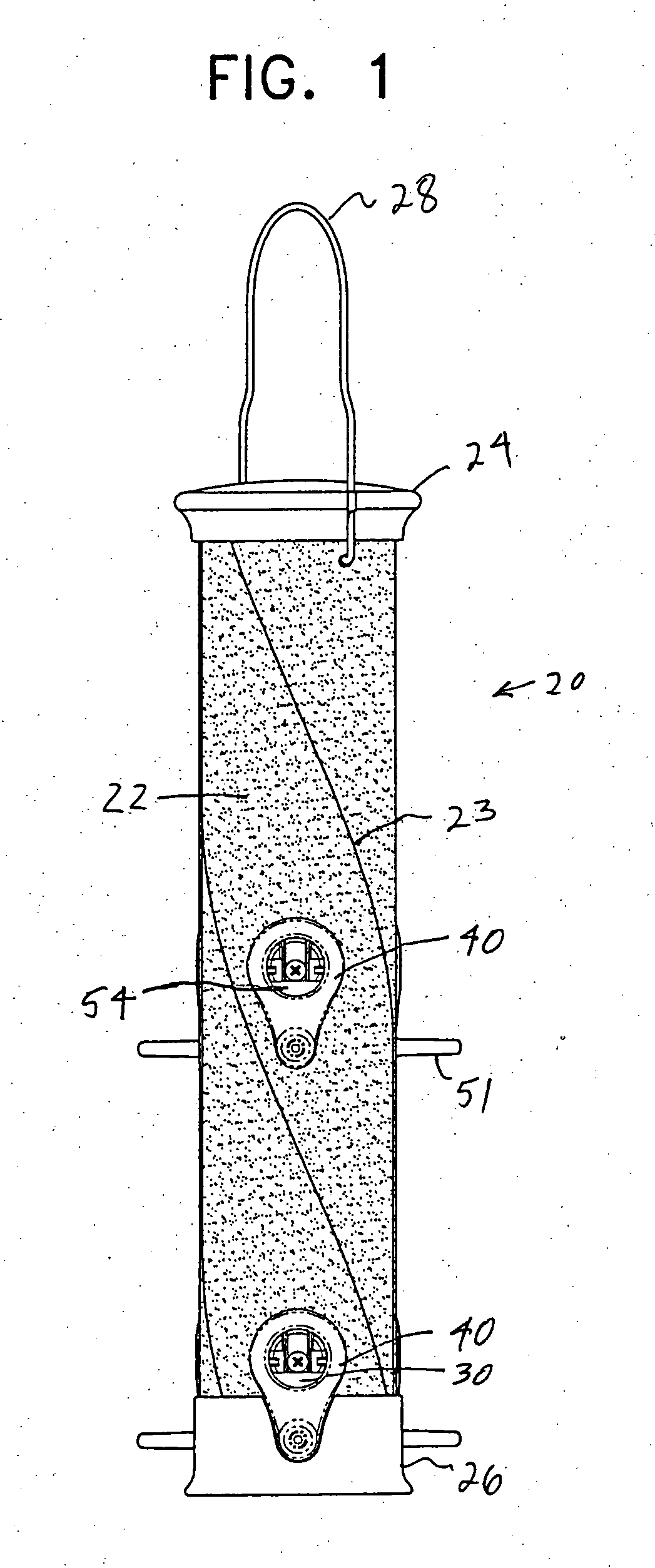 Port attachment system for bird feeders and the like