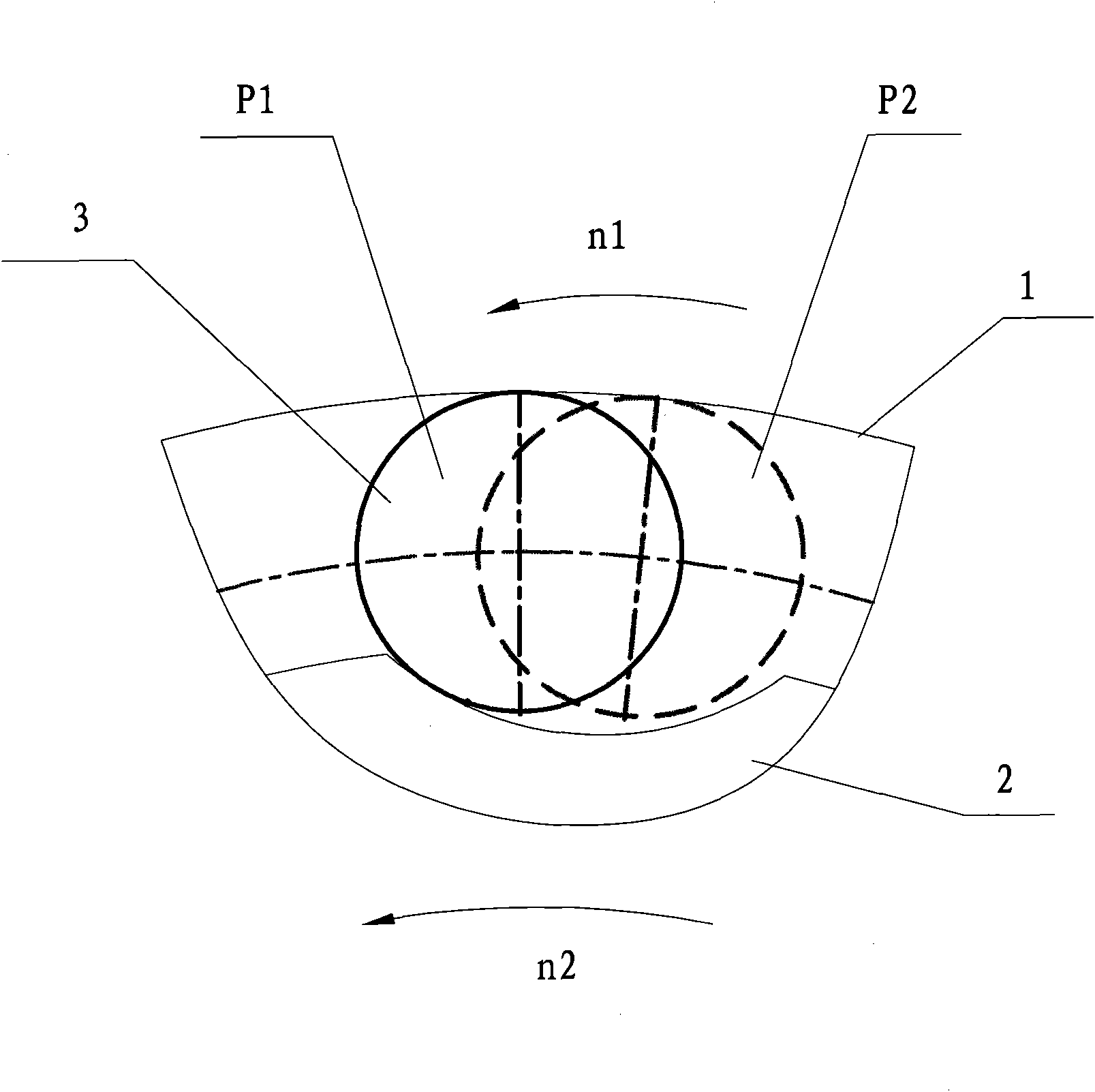 Bearing type overrunning clutch structure