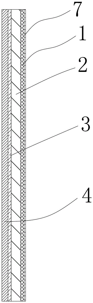 PVC wide seamless wall cloth and manufacturing method thereof