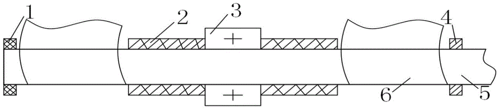 A tensioning rod for a compact spinning device