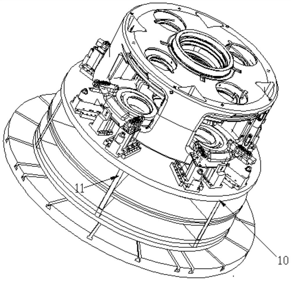 Turning process for primary planet carrier of gear box of 3.5 megawatt wind generating set