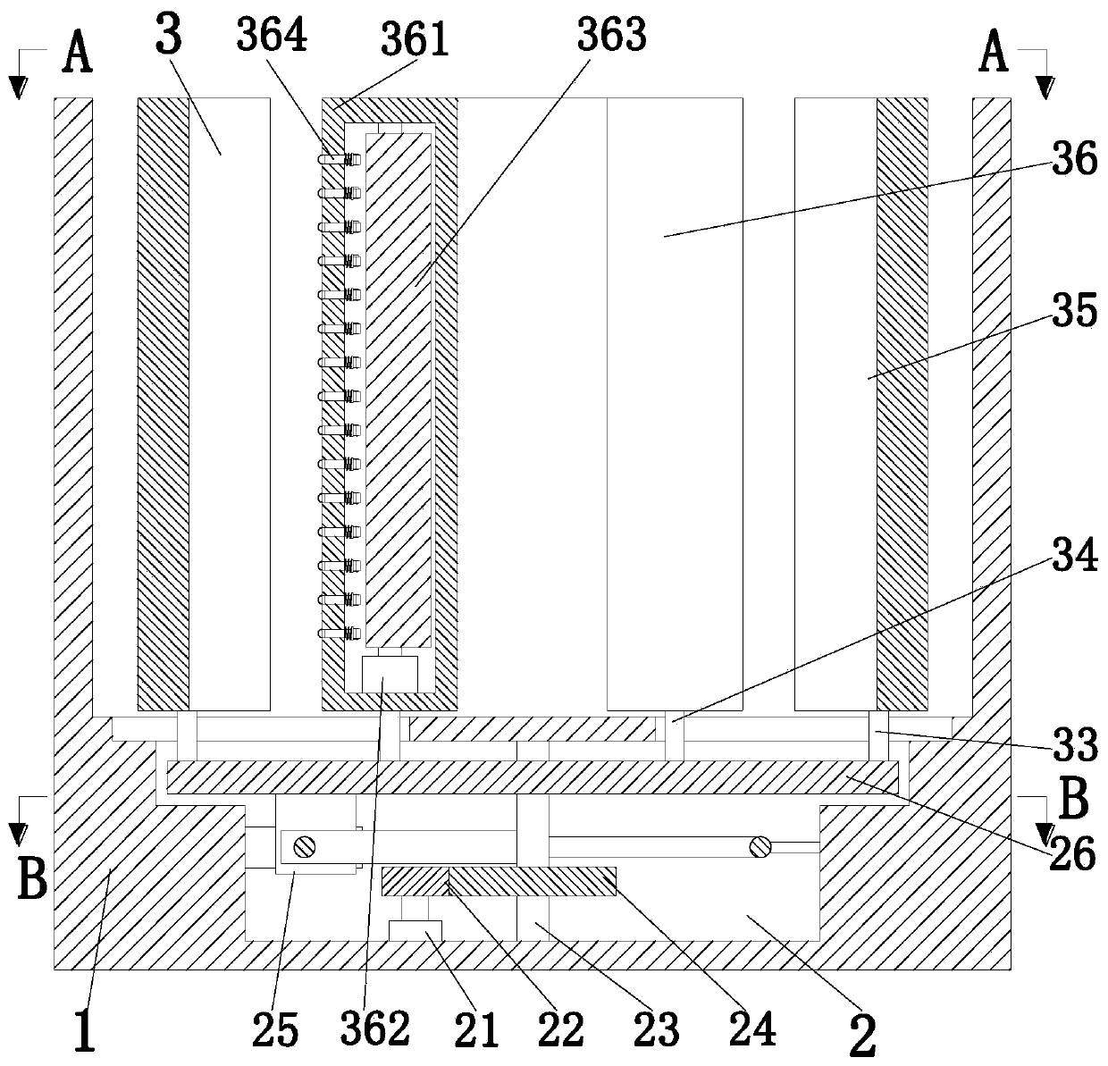 Bending forming die for metal plate industry control cabinet