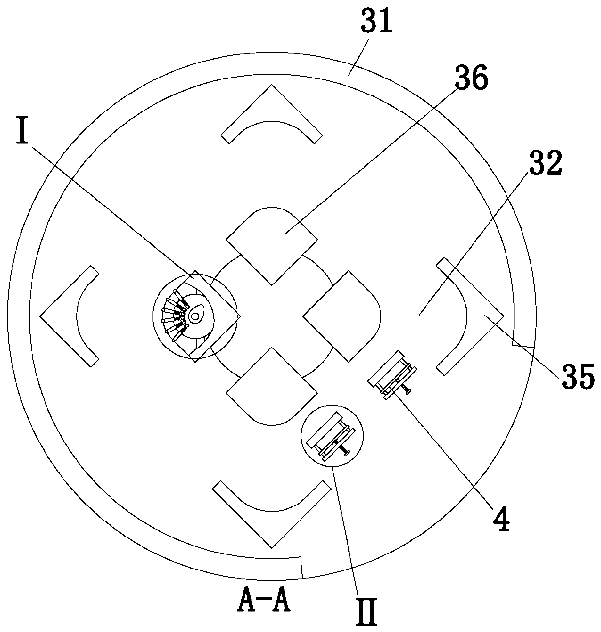 Bending forming die for metal plate industry control cabinet