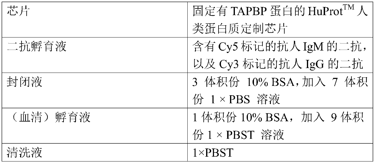 Application of TAPBP autoantibody detection reagent in preparation of lung cancer screening kit