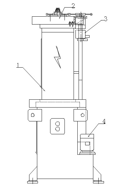 Numerical control hydraulic spiral vertical broaching machine