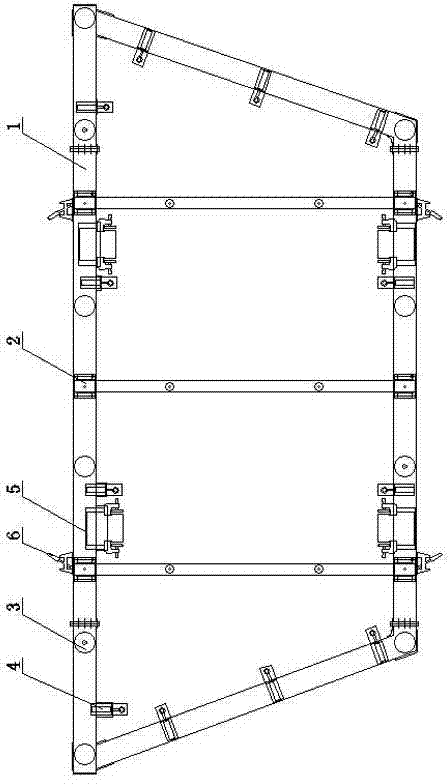 Station tooling for manufacturing partition plates welded from both sides