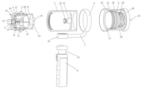 Automatic disinfection device for infusion connector