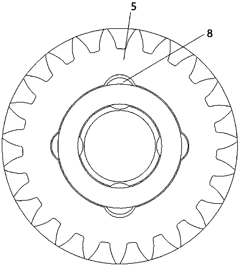 Gearbox transmission structure facilitating gear selection and shifting