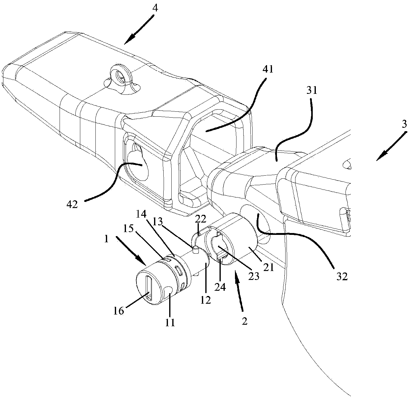 Excavator and bucket tooth connection assembly thereof