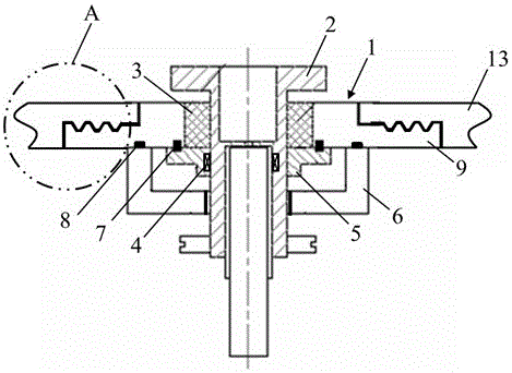 Double-sealing structure of microwave resonant cavity