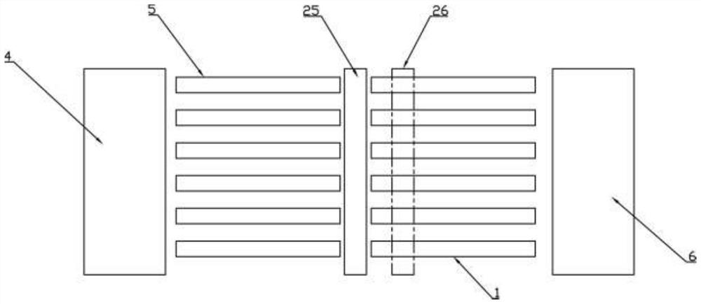 Speed reducing mechanism of paper splitting machine