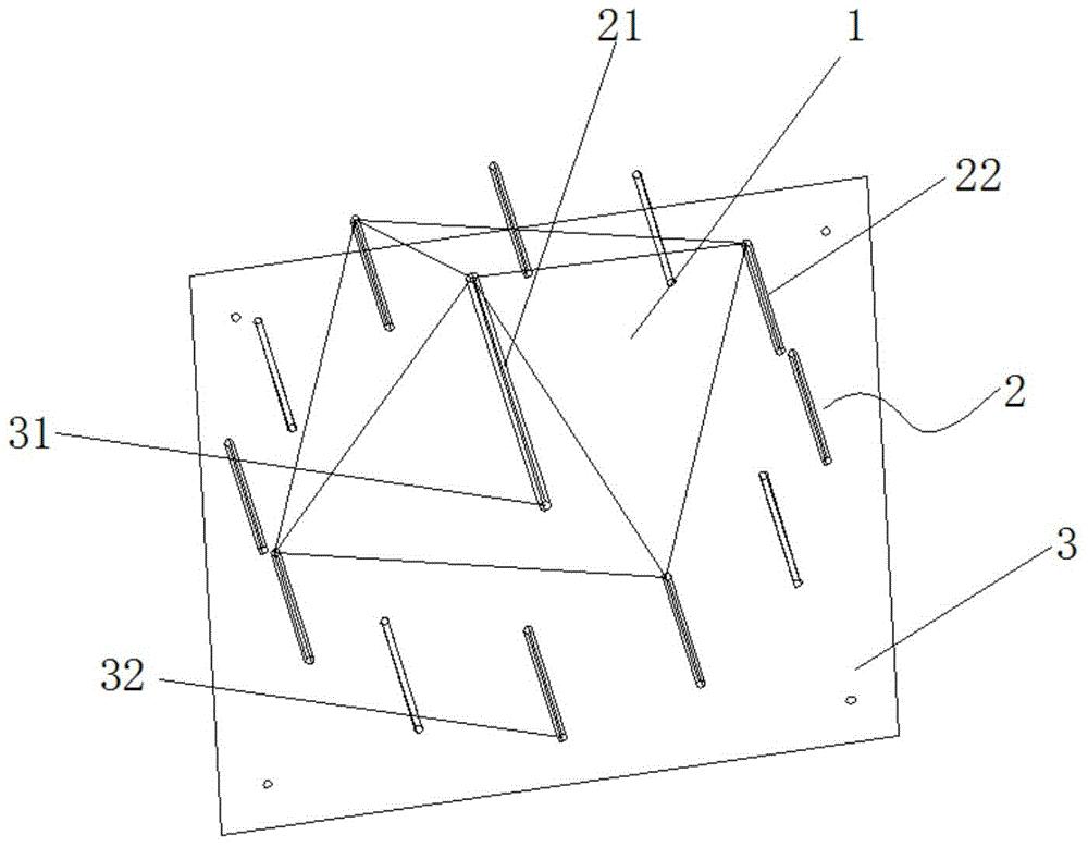 Tensile membrane structure teaching model