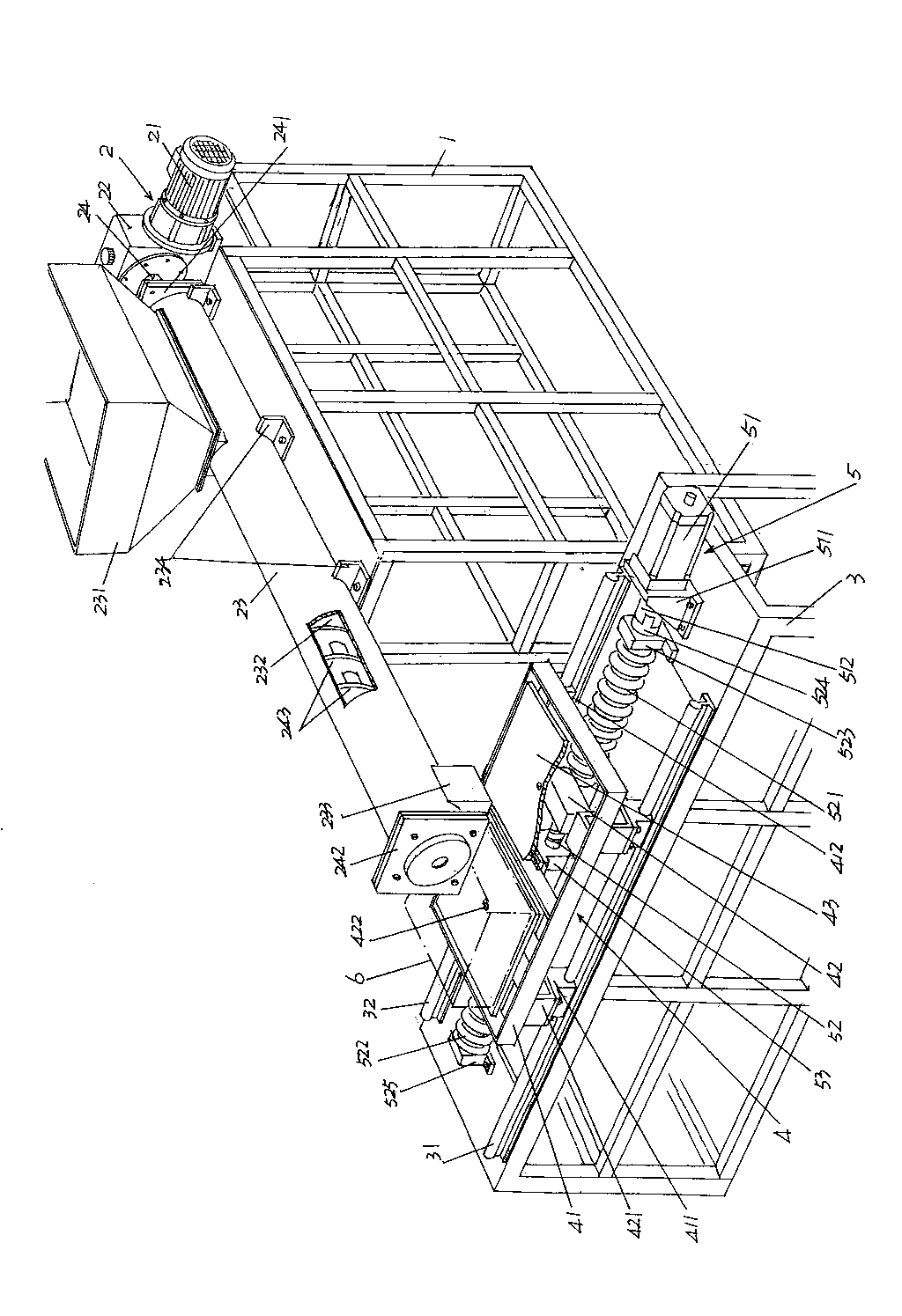 Automatic weighing and feeding device for electronic kiln