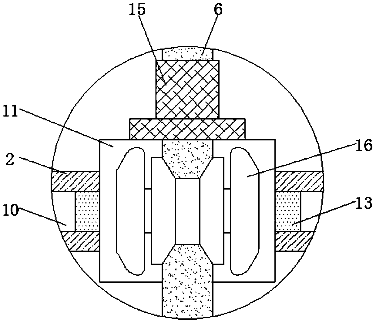 A rotating and anti-winding spinning pay-off mechanism