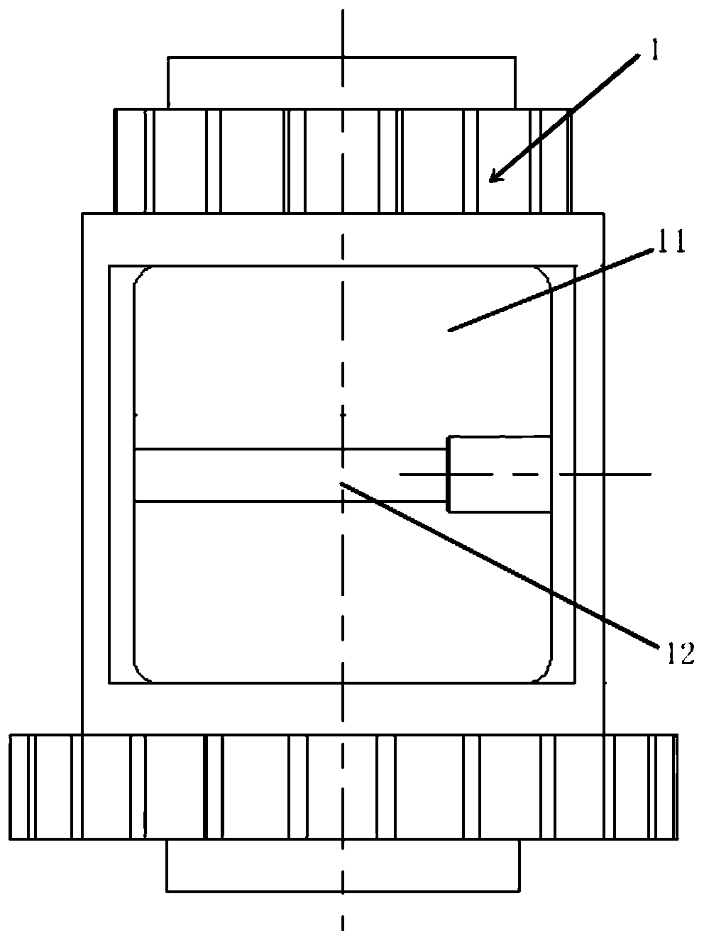 Sintering-deforming-prevention hollow structure differential mechanism shell machining method