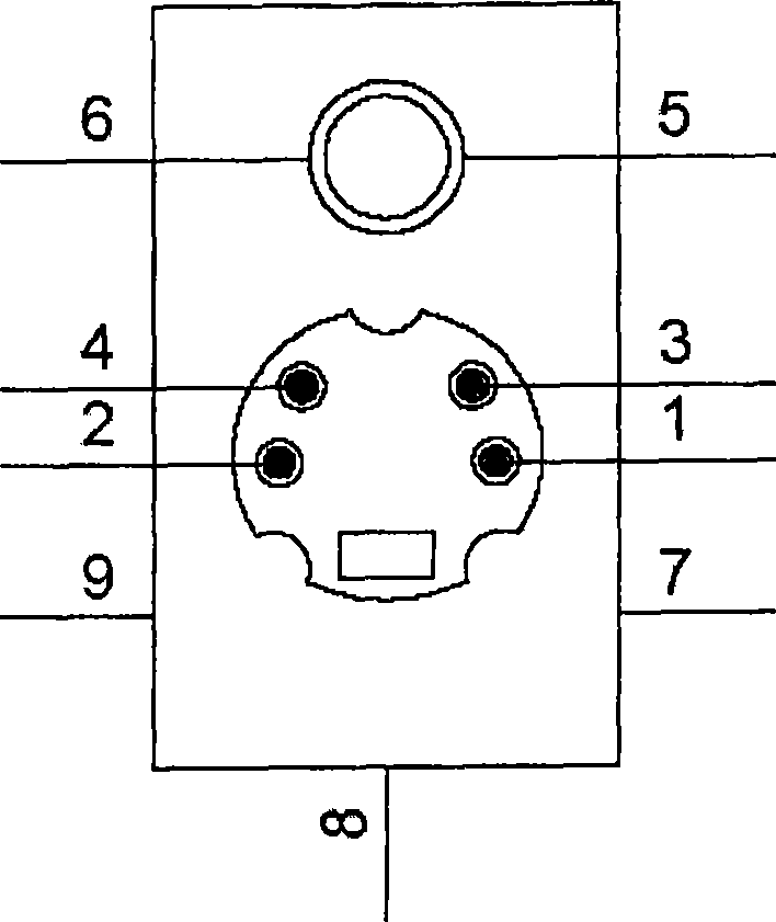 Printed circuit board for S-Video and lotus interface