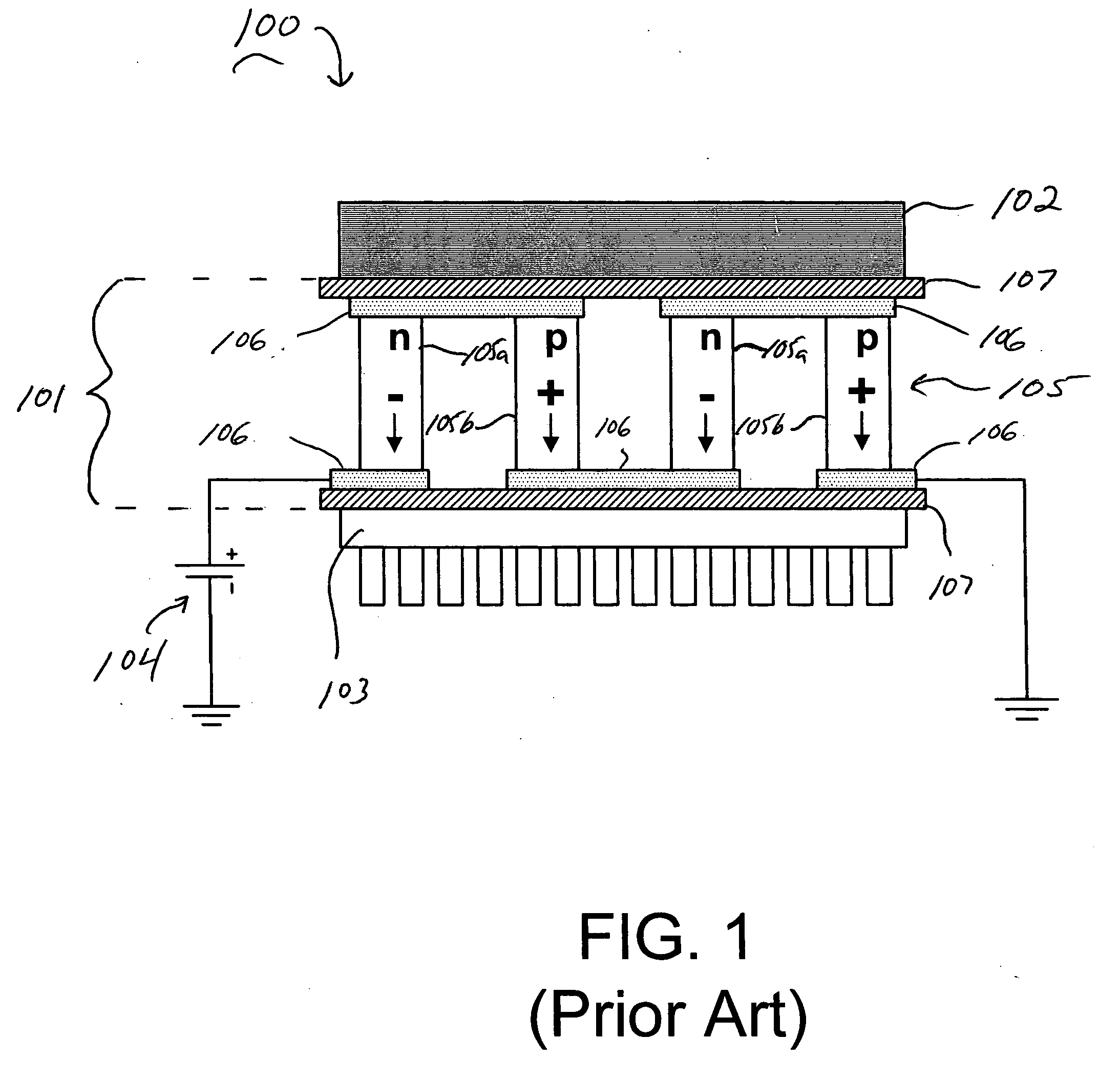 Integrated thermoelectric cooling devices and methods for fabricating same