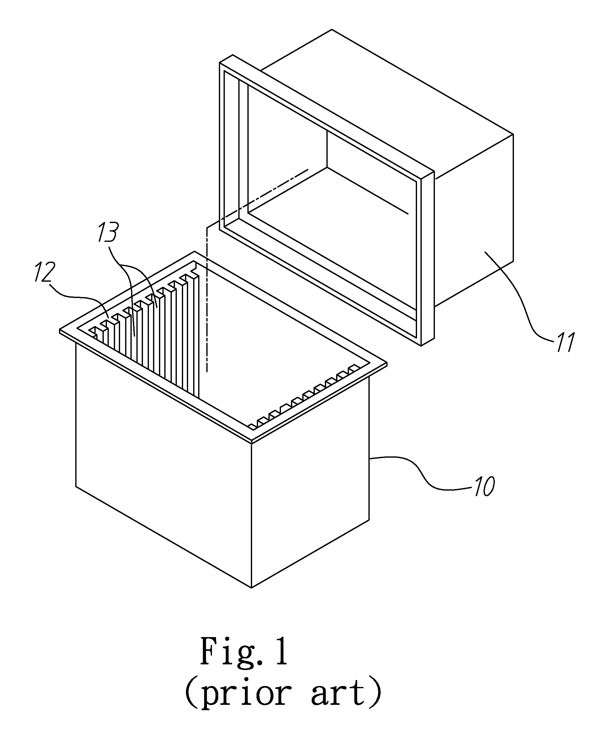 Structure for fragile plate packaging and protection device
