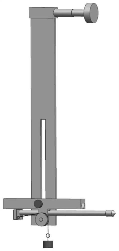 Device for generating specific local geometric initial defects on outer surface of thin shell structure