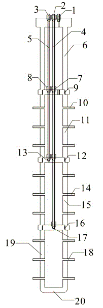Indoor experiment shaft device and method for synchronous or asynchronous multistage clustering fracturing of two horizontal wells